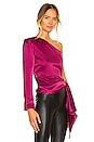 view 2 of 4 Aubrianna Top in Aubergine