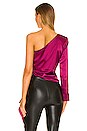 view 3 of 4 Aubrianna Top in Aubergine