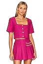 view 1 of 4 Lenora Top in Cranberry
