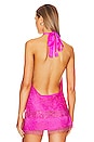 view 3 of 5 x REVOLVE Niecy Mesh Sparkle Top in Hot Pink