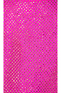 view 5 of 5 x REVOLVE Niecy Mesh Sparkle Top in Hot Pink