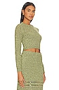 view 2 of 4 Jayla Knit Top in Green & Ivory