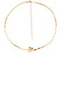 view 2 of 2 Butterfly Choker in Gold