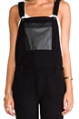 view 4 of 5 Savour Suede Overalls in Black