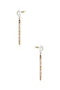 view 2 of 3 BOUCLES D'OREILLES JETTA in White