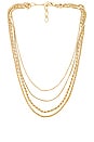 view 1 of 3 Layered Chain Necklace in Gold