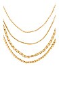 view 2 of 3 Layered Chain Necklace in Gold