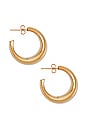 view 2 of 2 X Jade Tunchy Praiano Earrings in Gold
