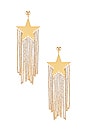 view 1 of 3 Star Embellished Earrings in Gold