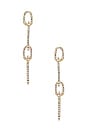 view 1 of 2 Paper Clip Earring in Gold