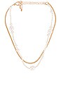 view 1 of 2 Pearl Necklace Set in Gold
