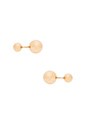 view 1 of 2 Double Ball Earring in Gold
