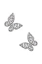 view 1 of 2 x REVOLVE Butterfly Wings Earrings in Silver