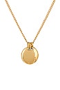 view 2 of 2 x REVOLVE Oval Pendant Necklace in Gold
