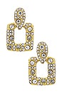 view 1 of 2 x REVOLVE Square Drop Earrings in Gold