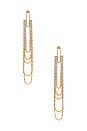 view 1 of 2 x REVOLVE Layered Drop Earrings in Gold