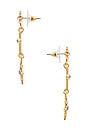 view 2 of 2 BOUCLES D'OREILLES SHINE BRIGHT in Gold