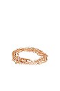 view 4 of 4 x REVOLVE Safety Pins Bracelet Set in Gold