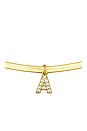 view 2 of 2 COLLIER INITIAL CHARM in Gold