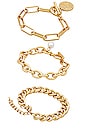 view 4 of 4 x REVOLVE Lola Bracelet Set in Gold