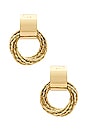 view 1 of 2 AROS CIRCULARES HEATHER in Gold
