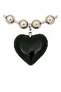 view 2 of 2 Oversized Heart Necklace in Silver