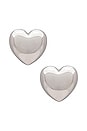 view 1 of 2 Bubble Heart Earring in Silver
