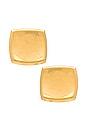 view 1 of 2 Square Earrings in Gold