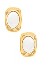 view 1 of 2 Pearl Earrings in Gold