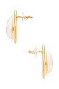 view 2 of 2 Pearl Earrings in Gold