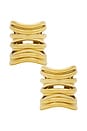 view 1 of 2 Chloe Earring Cuffs in Gold