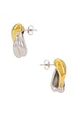 view 2 of 2 Saylor Earrings in Silver & Gold