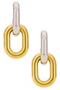 view 3 of 3 RUFUS 귀걸이 in Silver & Gold