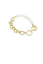 view 3 of 3 Antalya Bracelet in Gold & Pearl