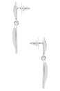 view 2 of 2 PENDIENTES LARGOS CORINTH in Silver