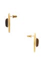 view 2 of 2 PENDIENTES DE TACHUELA BISBEE in Gold