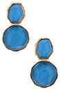 view 1 of 2 BOUCLES D'OREILLES PENDANTES PRAGUE in Blue