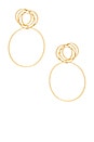 view 1 of 2 Nomi Earrings in Gold