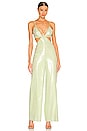 view 1 of 4 Night Sky Jumpsuit in Lime Cream