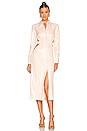 view 1 of 4 Night Sky Trench Dress in Chai Latte