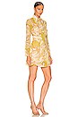 view 3 of 4 Retro Day Dream Mini Dress in Mango