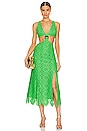 view 1 of 3 Yvonne Lace Midi Dress in Lime