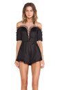 view 1 of 4 Futurism Playsuit in Black