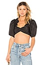 view 1 of 4 Praise You Cropped Top in Black