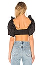 view 3 of 4 Praise You Cropped Top in Black