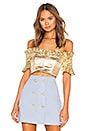 view 1 of 4 Kiss Me Top in Gold