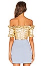 view 3 of 4 Kiss Me Top in Gold