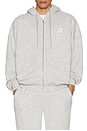 view 4 of 5 Evona Full Zip Hoodie in Gris Clair Chine