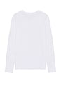 view 2 of 3 Bysapick Long Sleeve Tee in Blanc