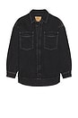 view 1 of 4 Yopday-b Long Sleeve Denim Shirt in Vintage Black